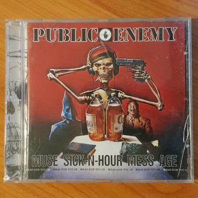 PUBLIC ENEMY muse sick-n-hour mess age PMDC Germany VG+/EX (CD Album, Hip Hop)
