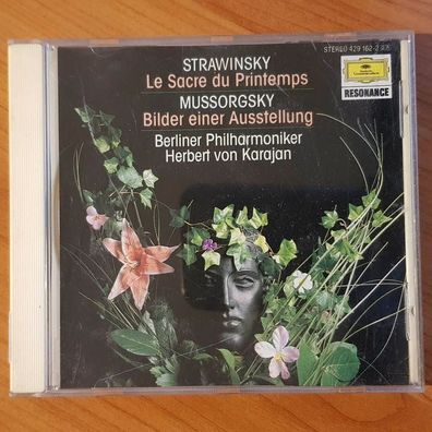Herbert VON Karajan strawinsky / mussorgsky FULL SILVER PMDC Germany VG+/VG