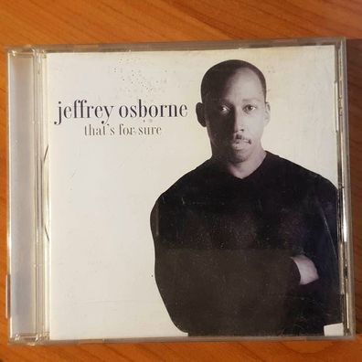 Jeffrey Osborne that's für sire EU VG+/VG+ (CD Album, Funk, Private)