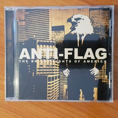 ANTI-FLAG the bright lights of america VG+/EX (CD Album, Hard, RCA)