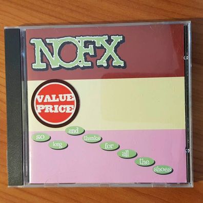 NOFX so long and thanks for all the shoes DADC VG/VG+ (CD Album, Hard, Epitaph)