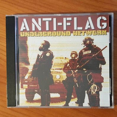 ANTI-FLAG underground network EX/EX (CD Album, Hard, Fat Wreck Chords)