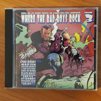 Various where the bad boys rock 3 EX/EX (CD Album, Hard, Prison)