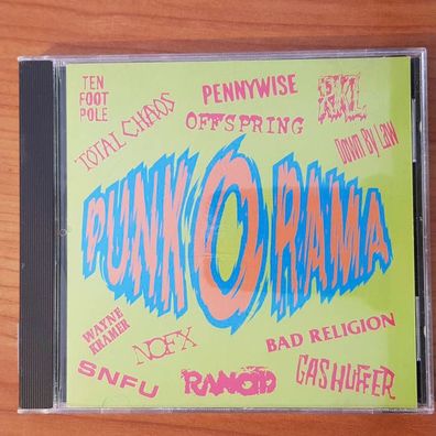 Various punk-o-rama KAO Optical Products EX/EX (CD Album, Hard, Epitaph)