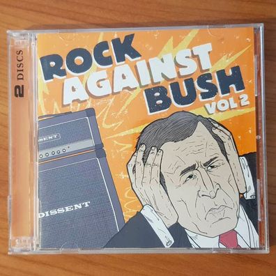 Various rock against bush vol 2 VG/EX (2CD, Hard, Fat Wreck Chords)