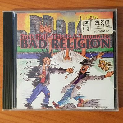 Various fuck hell tribute to bad relition VG+/VG+ (CD Album, Hard, Tribute)