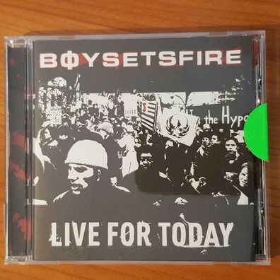 Boysetfire live for today EX/EX (CD Album, Hard, Wind-Up)
