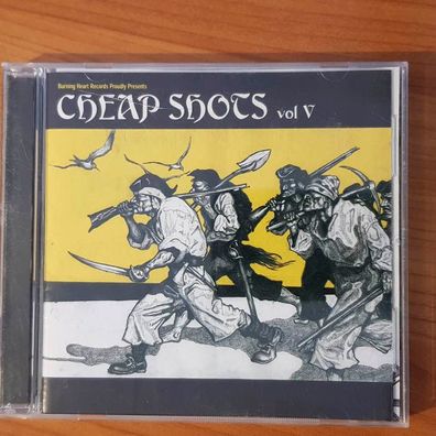 Various burning heart records pres cheap shots volume v VG+/EX (CD Album, Hard)