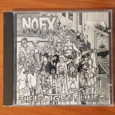 NOFX the longest line ep VG/VG+ (CD Album, Hard, Fat Wreck Chords)