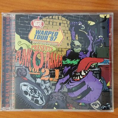 Various vans warped tour '97 pres punk-o-rama 2.1 VG+/VG+ (CD Album, Hard)