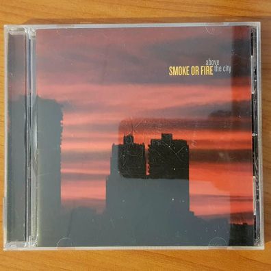 SMOKE OR FIRE above the city VG+/EX (CD Album, Hard, Fat Wreck Chords)