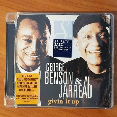 GEORGE BENSON & AL Jarreau givin' it up SJC EDC Germany VG+/VG+ (CD Album, Jazz)