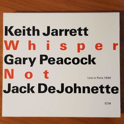 Jarrett / Peacock / Dejohnette whisper not (live in paris 1999) OC SLIP EX/EX
