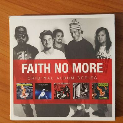 FAITH NO MORE original album series OC SLIP NM (5CD, Hard, Rhino)