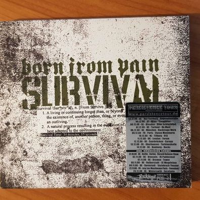 BURN FROM PAIN survival OC SLIP EX/EX (CD Album, Hard, Metal Blade)