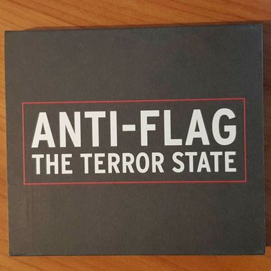 ANTI-FLAG the terror-state OC SLIP VG+/VG+ (CD Album, Hard, Fat Wreck Chords)