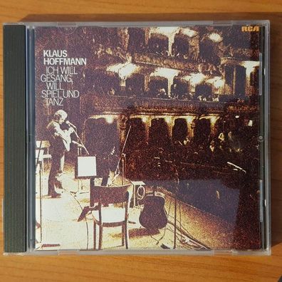 KLAUS Hoffmann ich will gesang will spiel und tanz EX/EX (CD Album)