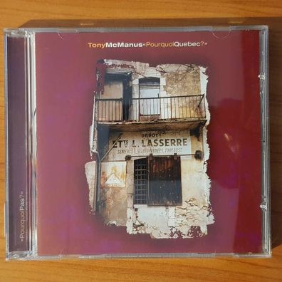 TONY Mcmanus pourquoi quebec NM/EX (CD Album, Pop, Greentrax)