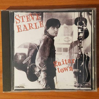 STEVEN EARLE guitar town UML Germany EX/EX (CD Album, Country, MCA)