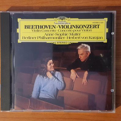 ANNE-SOPHIE MUTTER beethoven violinkonzert FULL SILVER PDO WGER VG+/EX