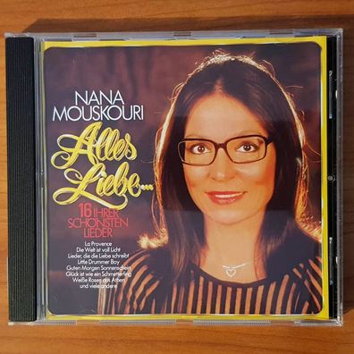 NANA Mouskouri alles liebe FULL SILVER EDC Germany EX/EX (CD Album, Schlager)