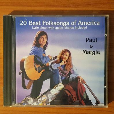 PAUL & MARGIE 20 best folksongs of america EX/EX (CD Album, Folk, ARC)