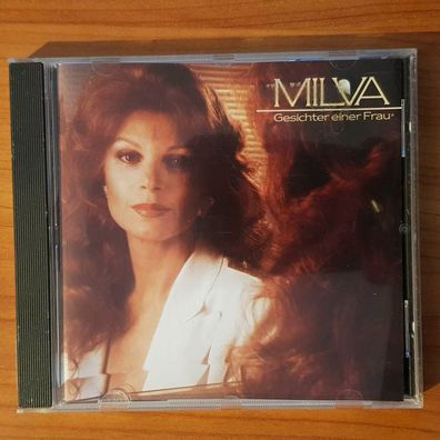 MILVA gesicheter einer frau FULL SILVER PMDC Germany EX/EX (CD Album, Schlager)