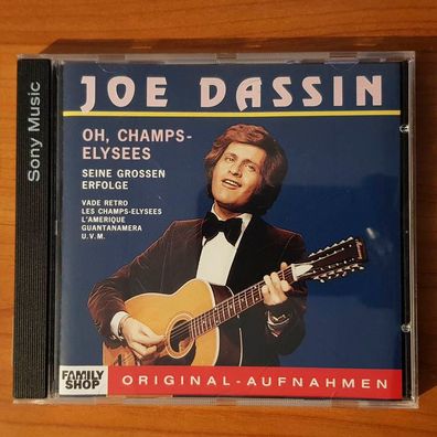 JOE DASSIN oh champs-elysees VG+/EX (CD Album, Chansons, Columbia)