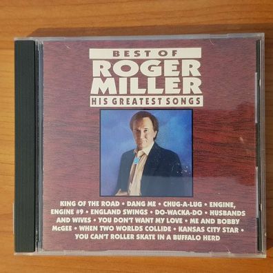 ROGER MILLER best of roger miller Capitol JAX USA EX/EX (CD Album, Folk, Curb)