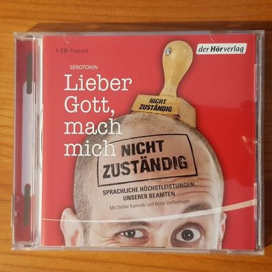 Serotonin lieber gott, mach mich nicht zuständig NM/EX (CD Album, Electronic)