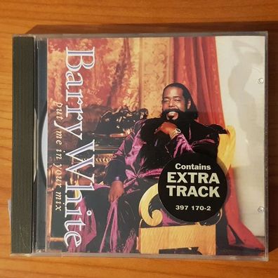 BARRY WHITE put me in your mix Germany VG/EX (CD Album, Funk, A&M)