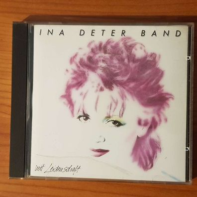 INA DETER BAND mit leidenschaft Polygram WGER VG/EX (CD Album, Rock, Fontana)