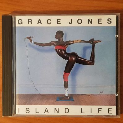 GRACE JONES island life FULL SILVER VG+/EX (CD Album, Pop, Island)