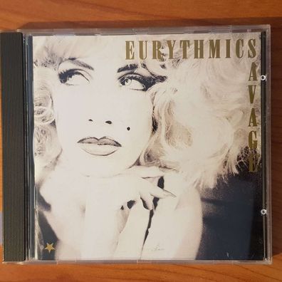 Eurythmics savage FULL SILVER PDO WGER VG+/EX (CD Album, Pop, RCA)
