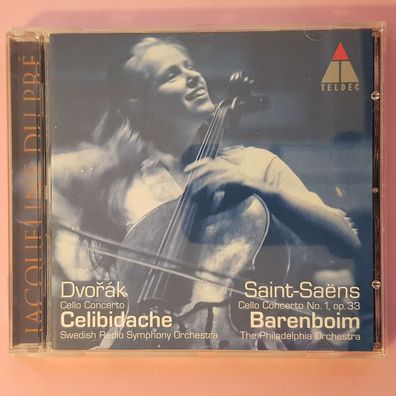 Celibidache / Barenboim dvorak, saint saens NM/EX (CD Album, Klassik, Teldec)