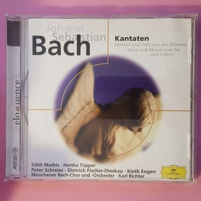 KARL Richter js bach kantaten EX/EX (CD Album, Klassik, DG)