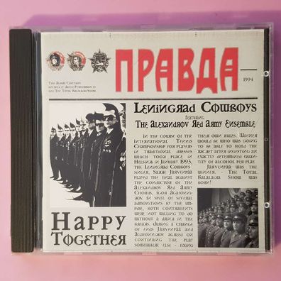 Leningrad Cowboys happy together Sonopress Germany VG+/EX (CD Album, Pop)