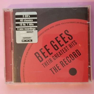 BEE GEES their greatest hits FULL SILVER HDCD UML Germany VG+/EX (2CD, Pop)