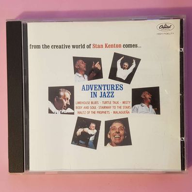 STAN KENTON adventures in jazz EMI UDEN NM/EX (CD Album, Jazz, Capitol)
