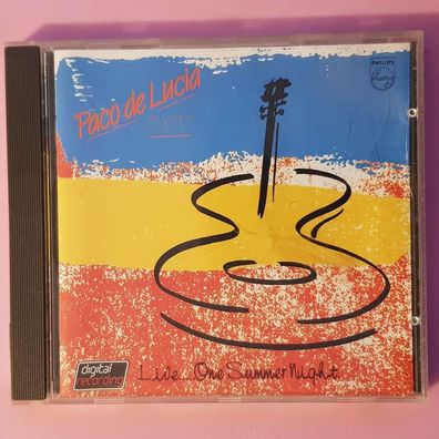 PACO DE LUCIA live one summer night Germany VG+/EX (CD Album, Latin, Philips)