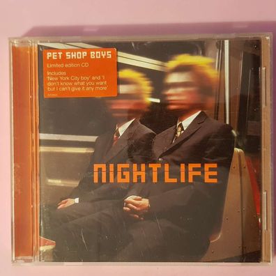 PET SHOP BOYS nightlife EMI UDEN EU NM/EX (CD Album, Pop, Parlophone)