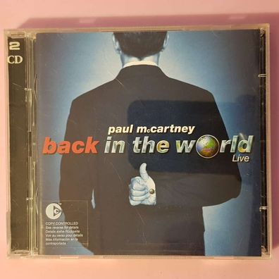 PAUL Mccartney back in the world (live) EMI UDEN EU VG+/VG+ (2CD, Pop, Capitol)
