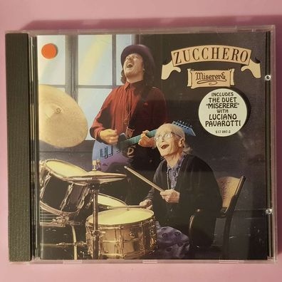 Zucchero miserere FULL SILVER Germany EX/EX (CD Album, Pop, London)