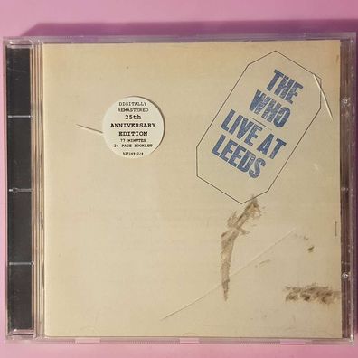 THE WHO live at leeds FULL SILVER PMDC Germany VG+/EX (CD Album, Pop, Polydor)