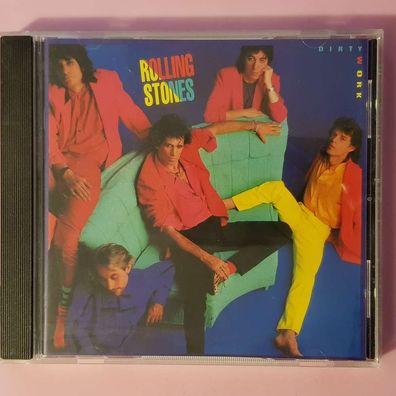 THE Rolling STONES dirty work Holland EX/EX (CD Album, Pop, Virgin)