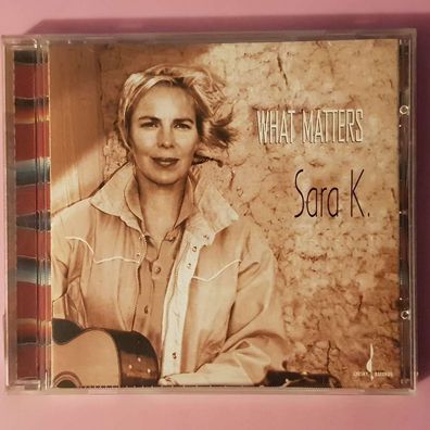 SARAH K. what matters DADC VG+/EX (CD Album, Jazz, Chesky)