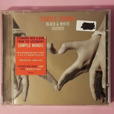 SIMPLE MINDS black & white DELUXE EU VG+/VG+ (CD Album, Pop, Sanctuary)