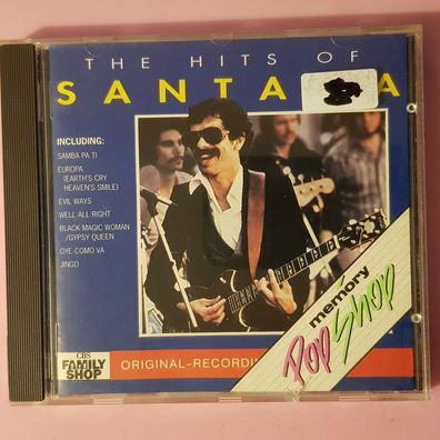 Santana the hits of santana DADC Austria VG+/VG+ (CD Album, Pop, CBS)