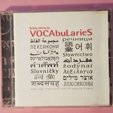 BOBBY Mcferrin vocabularies EDC Germany VG+/VG+ (CD Album, Jazz, EmArcy)