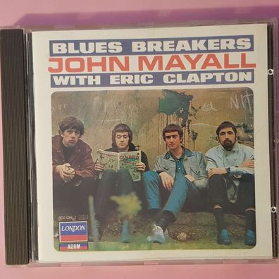 JOHN MAYALL with eric clapton - blues breakers FULL SILVER WGER EX/EX (CD Album)